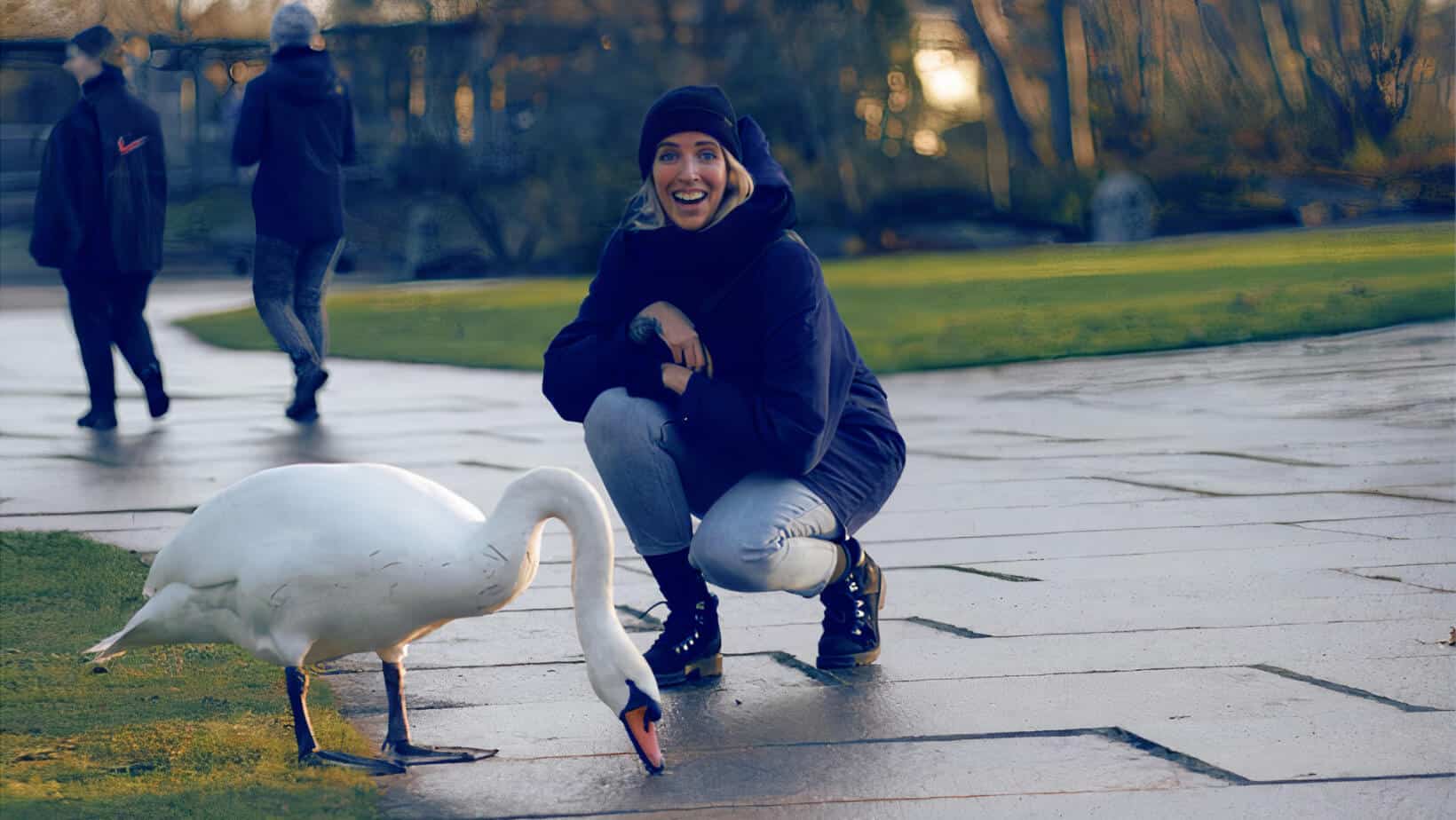 Lara von audibenes Nachhaltigkeitsteam