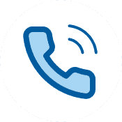telefon symbol blau