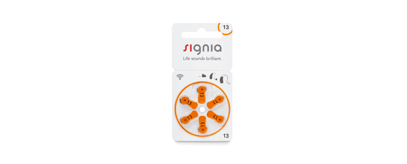 signia batterie orange