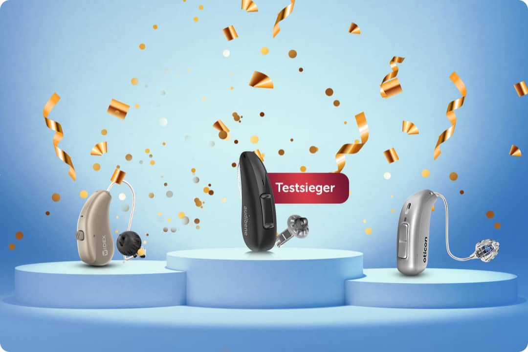 hörgeräte testsieger auf podest