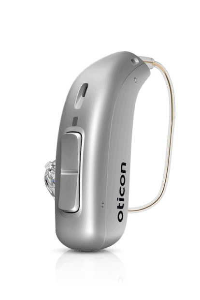 oticon more hörgerät in silber