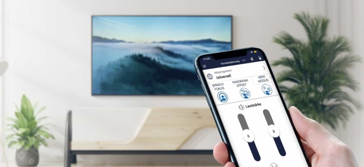 hoergeraet mit bluetooth beim fernsehen