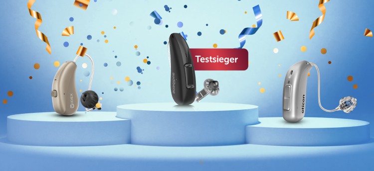 hörgeräte testsieger auf podest